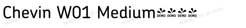 Chevin W01 Medium字体转换